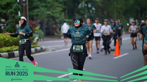 Race photo from Mangkunegaran Run 2025