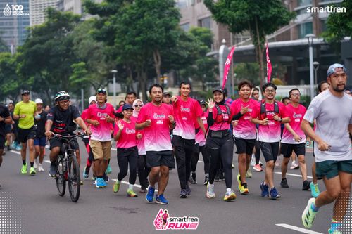 Race photo from Smartfren Run 2025 Vibes