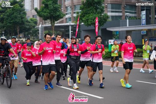 Race photo from Smartfren Run 2025 Vibes
