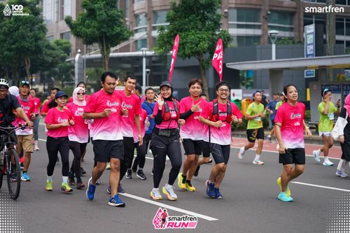 Race photo from Smartfren Run 2025 Vibes