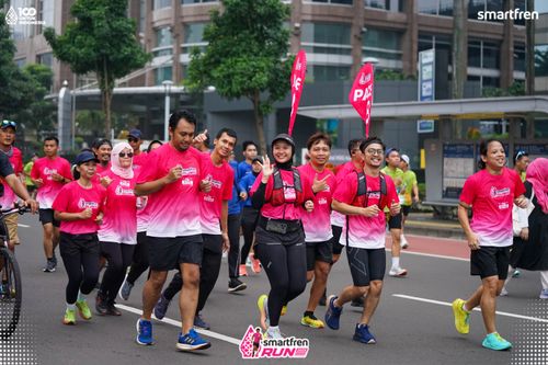Race photo from Smartfren Run 2025 Vibes