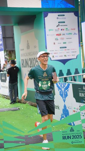 Race photo from Mangkunegaran Run 2025