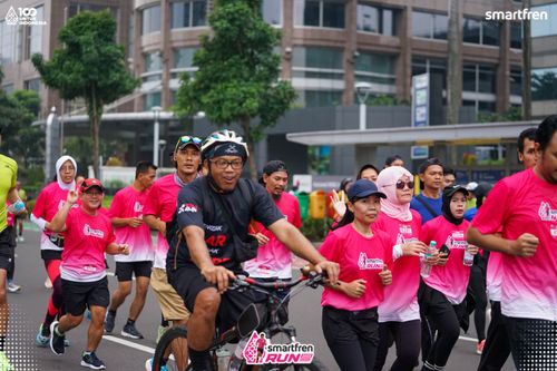 Race photo from Smartfren Run 2025 Vibes