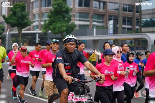 Race photo from Smartfren Run 2025 Vibes