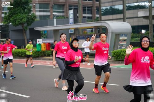 Race photo from Smartfren Run 2025 Vibes