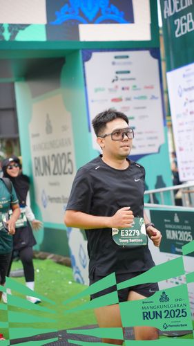 Race photo from Mangkunegaran Run 2025