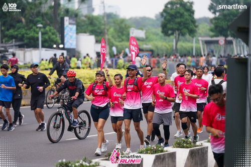 Race photo from Smartfren Run 2025 Vibes
