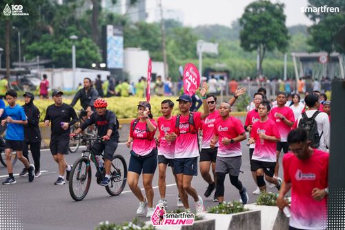 Race photo from Smartfren Run 2025 Vibes