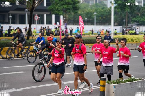 Race photo from Smartfren Run 2025 Vibes
