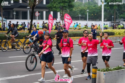 Race photo from Smartfren Run 2025 Vibes