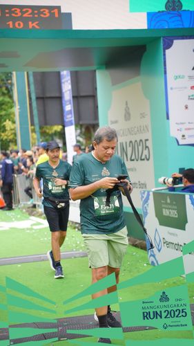 Race photo from Mangkunegaran Run 2025