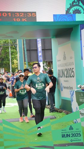Race photo from Mangkunegaran Run 2025