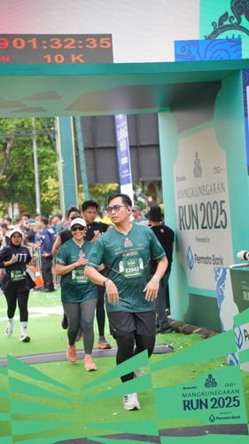 Race photo from Mangkunegaran Run 2025