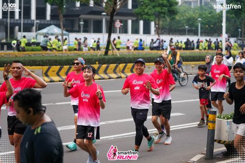 Race photo from Smartfren Run 2025 Vibes
