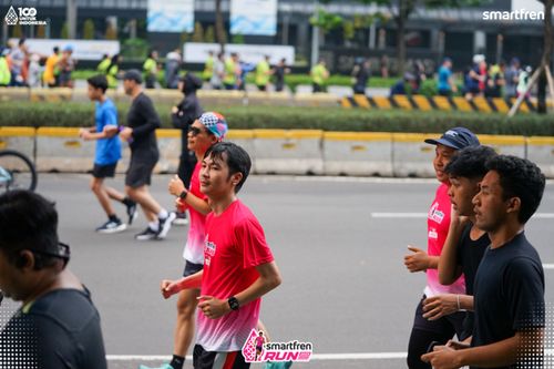 Race photo from Smartfren Run 2025 Vibes