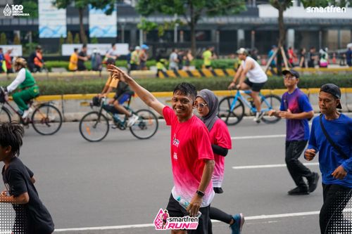 Race photo from Smartfren Run 2025 Vibes
