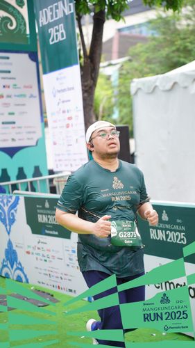 Race photo from Mangkunegaran Run 2025