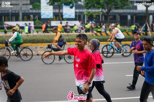 Race photo from Smartfren Run 2025 Vibes