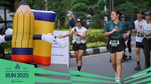 Race photo from Mangkunegaran Run 2025