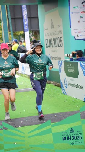 Race photo from Mangkunegaran Run 2025