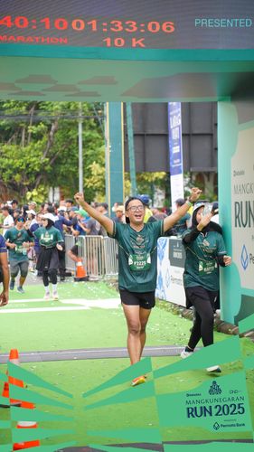Race photo from Mangkunegaran Run 2025