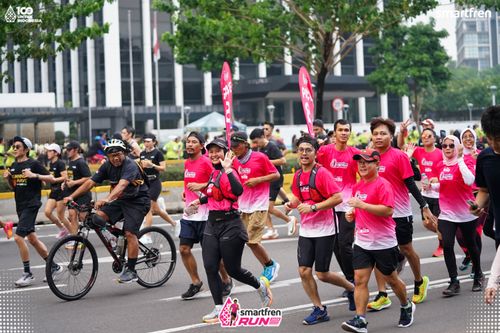 Race photo from Smartfren Run 2025 Vibes