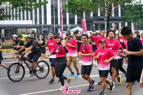 Race photo from Smartfren Run 2025 Vibes