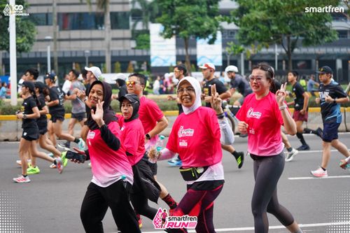 Race photo from Smartfren Run 2025 Vibes