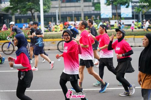 Race photo from Smartfren Run 2025 Vibes
