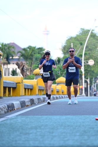 Race photo from KEMLU RUN 2025
