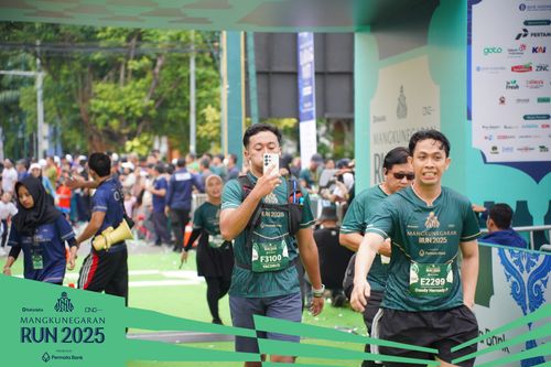 Race photo from Mangkunegaran Run 2025