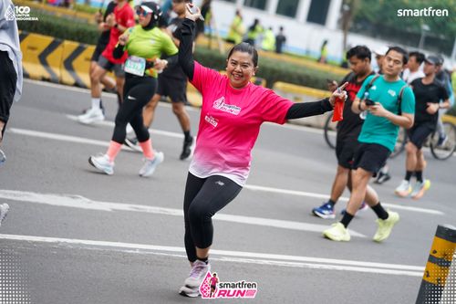 Race photo from Smartfren Run 2025 Vibes