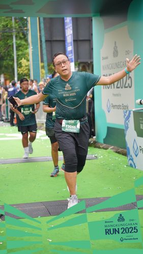 Race photo from Mangkunegaran Run 2025