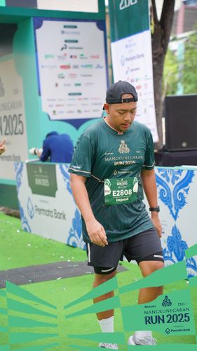 Race photo from Mangkunegaran Run 2025