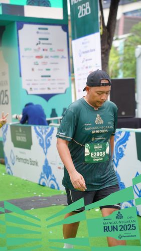 Race photo from Mangkunegaran Run 2025