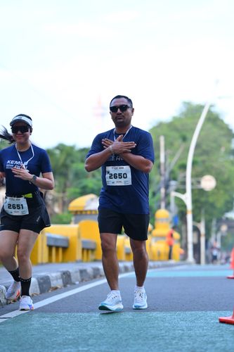 Race photo from KEMLU RUN 2025