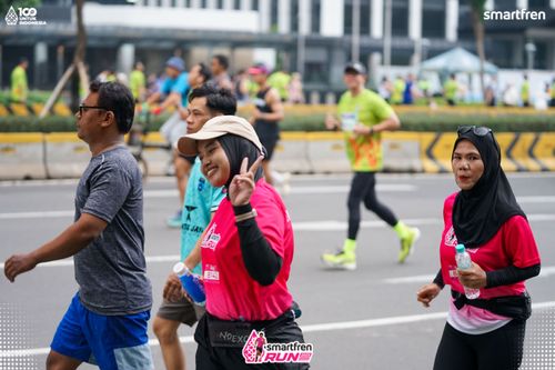 Race photo from Smartfren Run 2025 Vibes