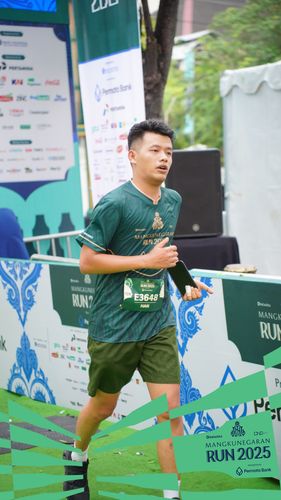 Race photo from Mangkunegaran Run 2025