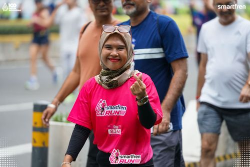 Race photo from Smartfren Run 2025 Vibes