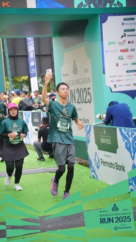 Race photo from Mangkunegaran Run 2025