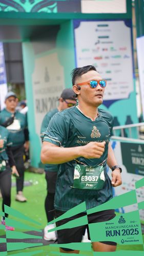 Race photo from Mangkunegaran Run 2025