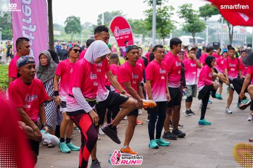 Race photo from Smartfren Run 2025 Vibes