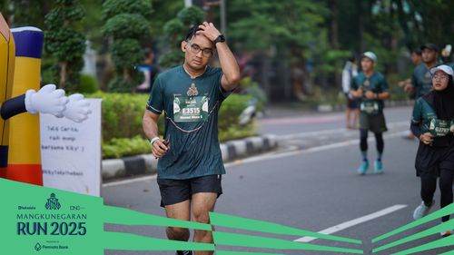 Race photo from Mangkunegaran Run 2025