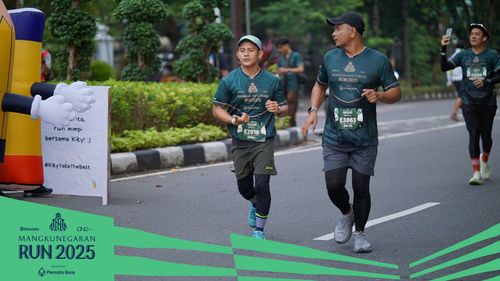 Race photo from Mangkunegaran Run 2025