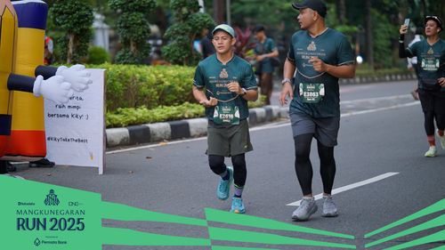 Race photo from Mangkunegaran Run 2025