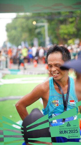 Race photo from Mangkunegaran Run 2025