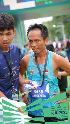 Race photo from Mangkunegaran Run 2025