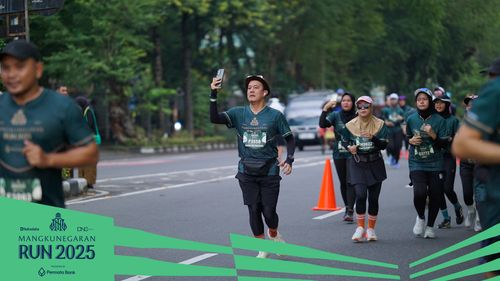 Race photo from Mangkunegaran Run 2025