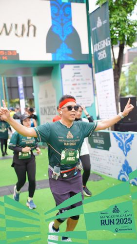 Race photo from Mangkunegaran Run 2025