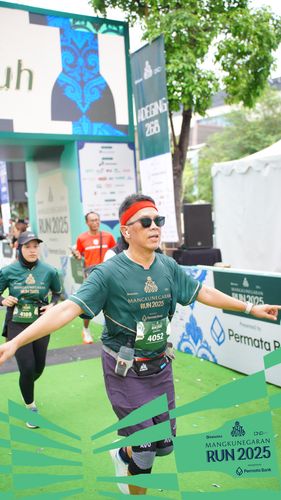 Race photo from Mangkunegaran Run 2025